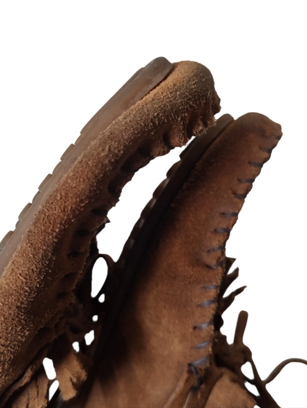 Minnetonka Women's Deerskin Softsole Moccasins Size 8 - Picture 8 of 10